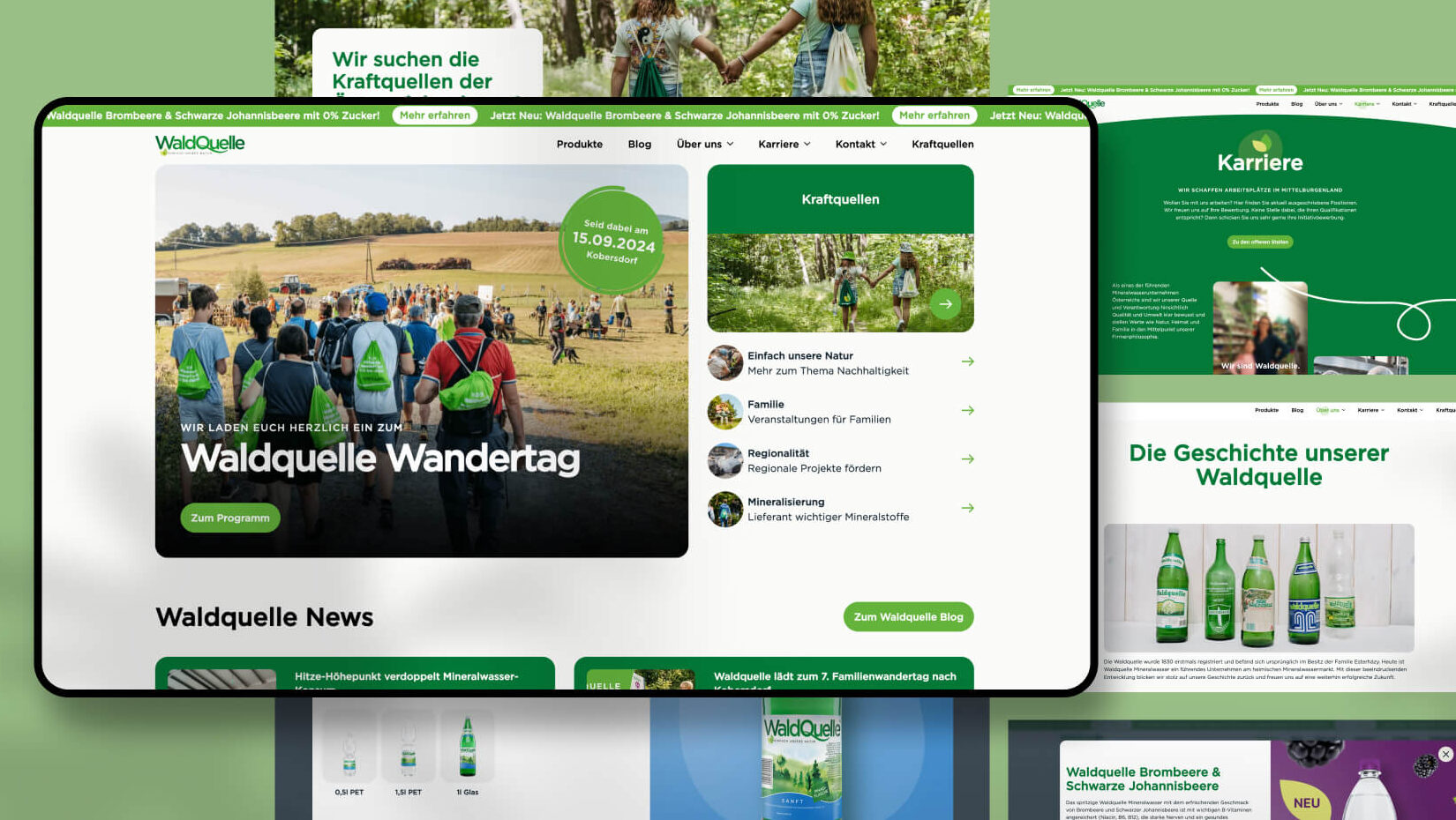 Relaunch von Waldquelle