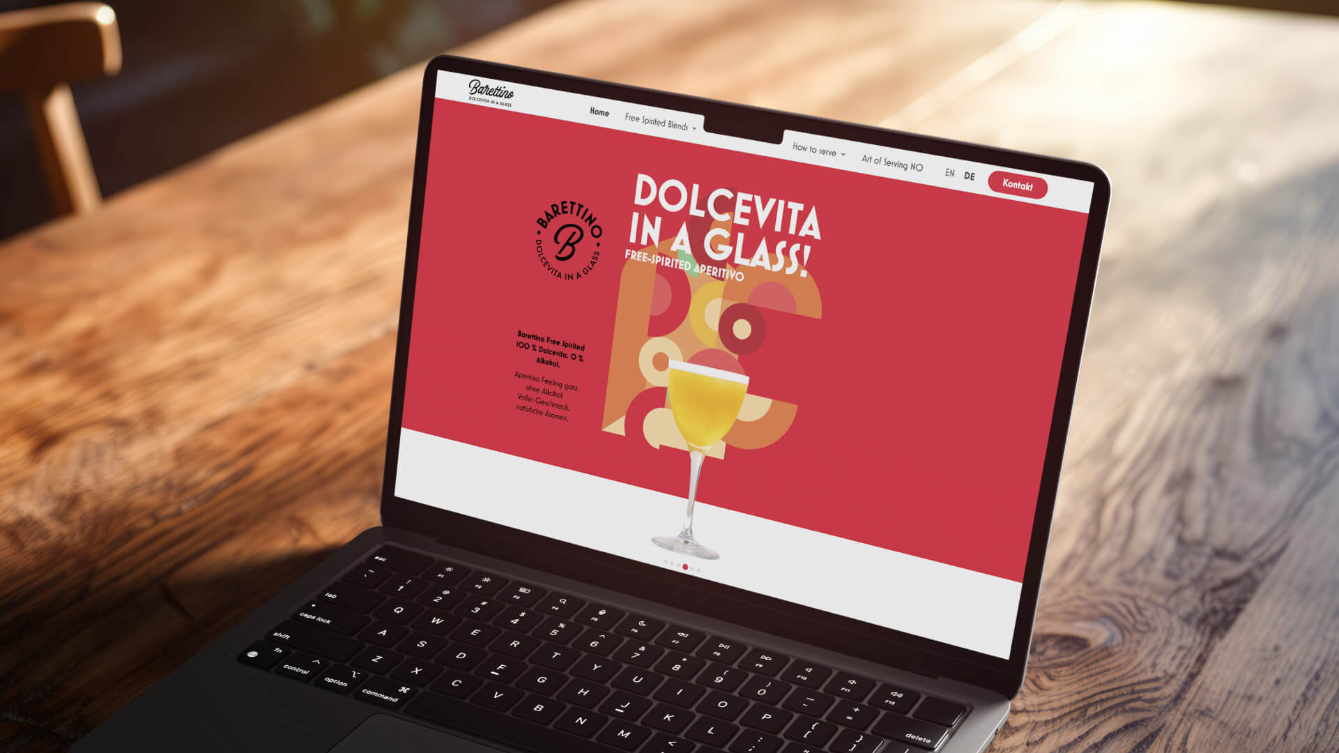 Marken Website für Barettino
