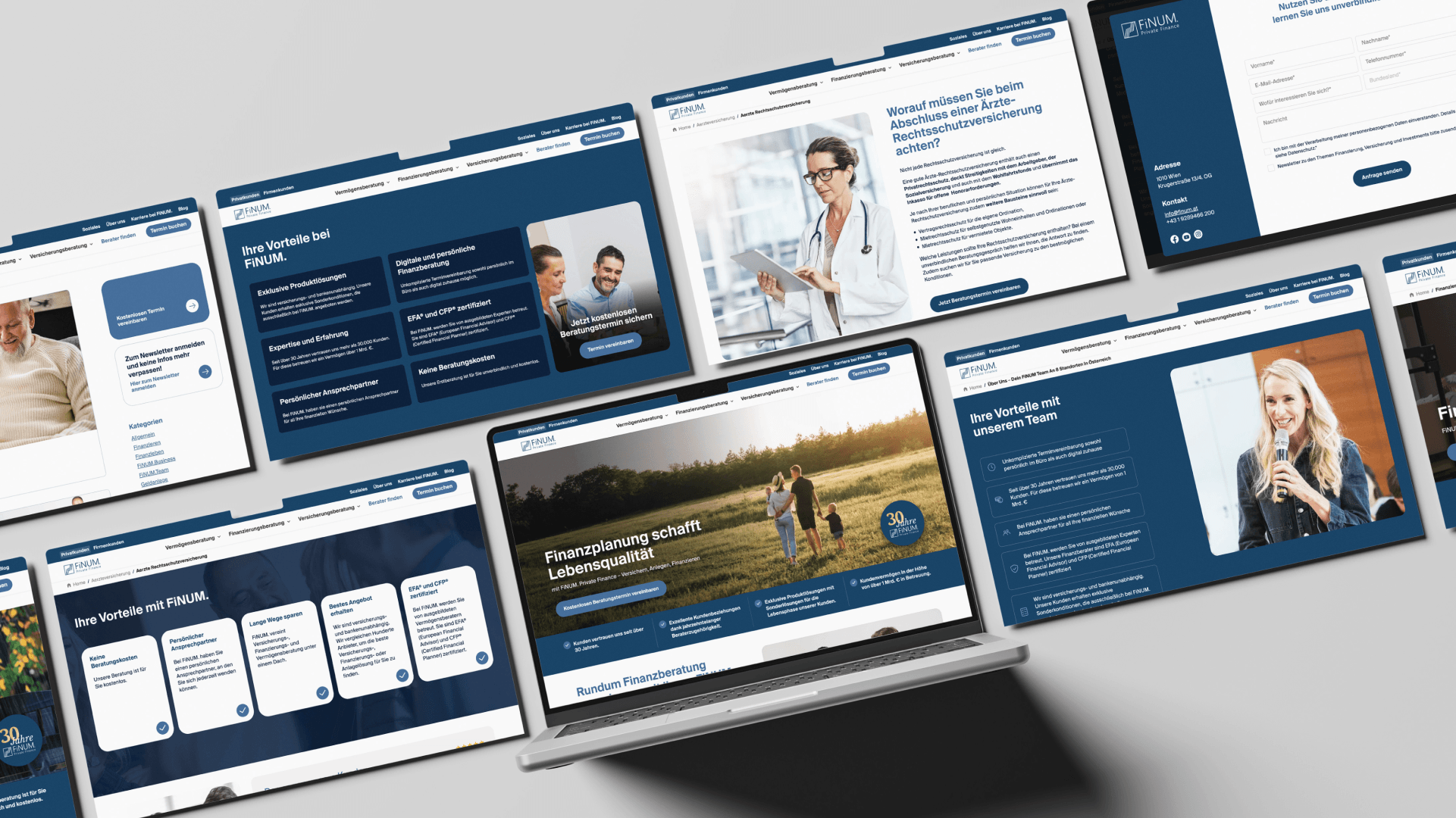 Website Relaunch für FiNUM