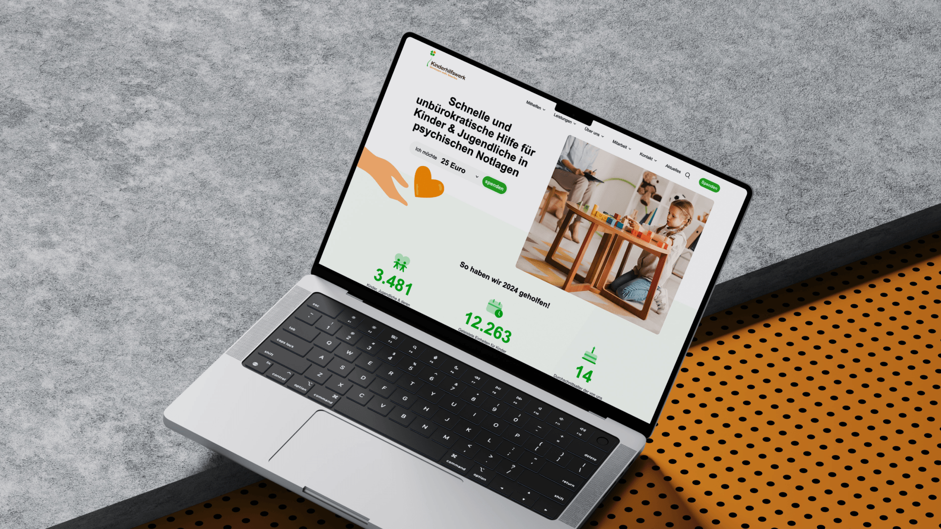 Website Relaunch für das Kinderhilfswerk